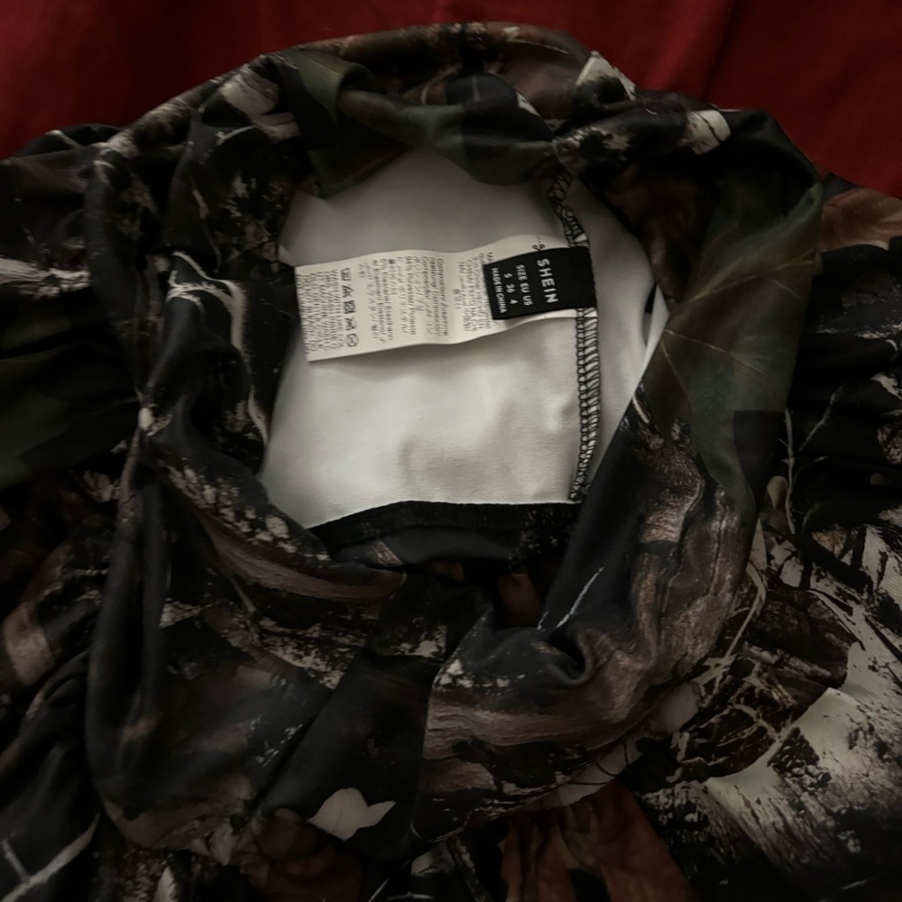 Shein Camo Bubble Skirt - Picture 2 of 3